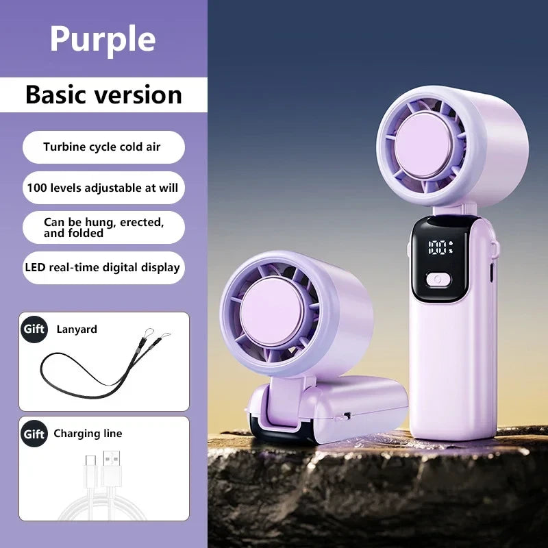 Portable Ice Cooling Desktop Fan