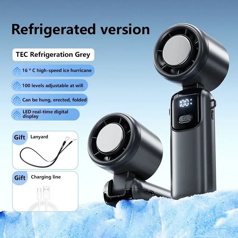 Portable Ice Cooling Desktop Fan