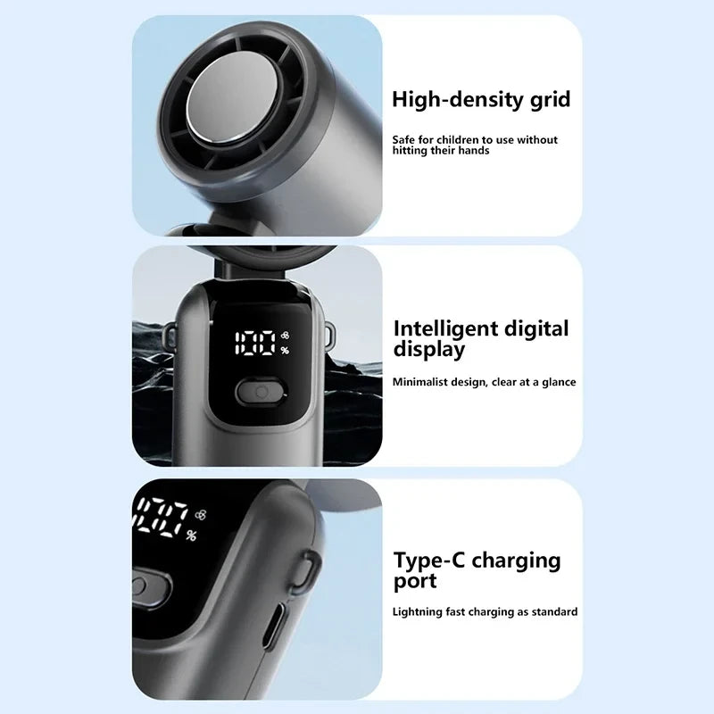 Portable Ice Cooling Desktop Fan