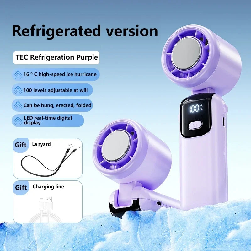 Portable Ice Cooling Desktop Fan