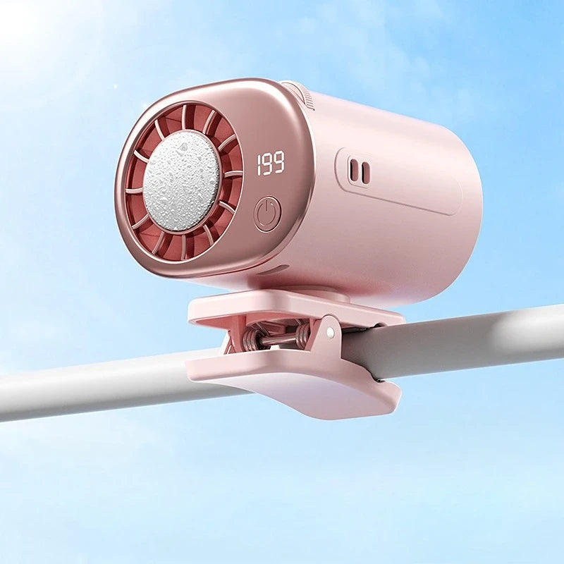 Clip-On Car Air Conditioner Fan
