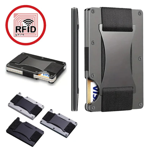 Aluminum RFID Blocking Card Holder